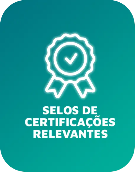 Ícone de selo representando as certificações relevantes da BM Marcas e Patentes